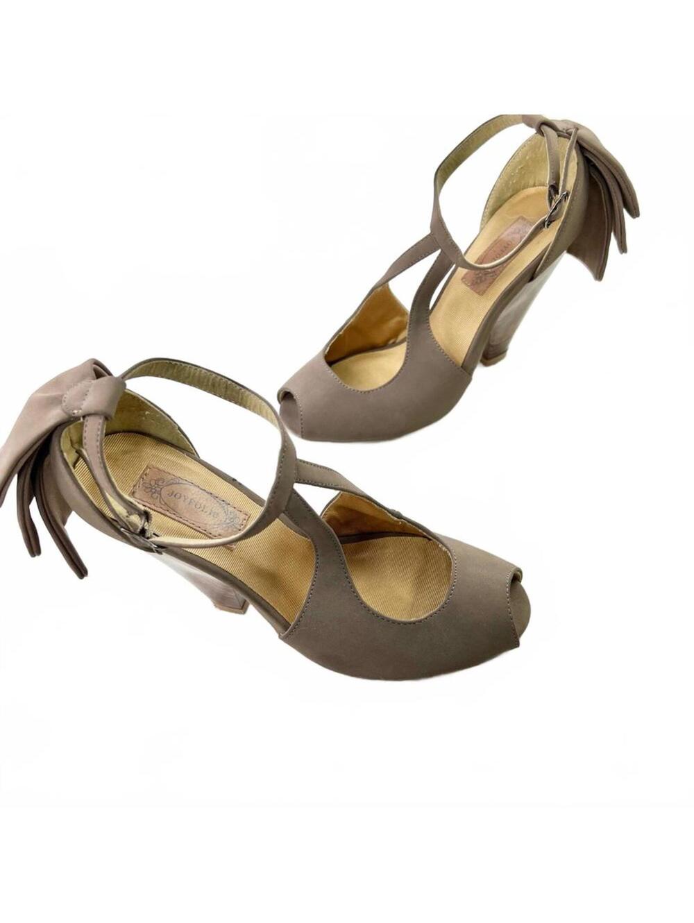 Joyfolie “Melia” Open-Toe Pump ~ Size 7